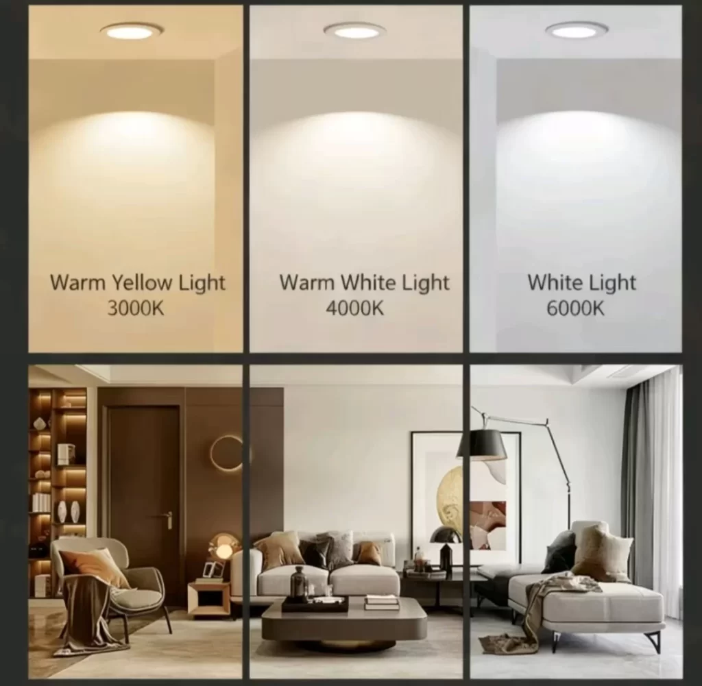 LED Recessed Panel Light — Effect Images (Jinbiao)