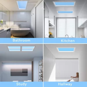 LED Artificial Skylight Blue Sky Ceiling Light