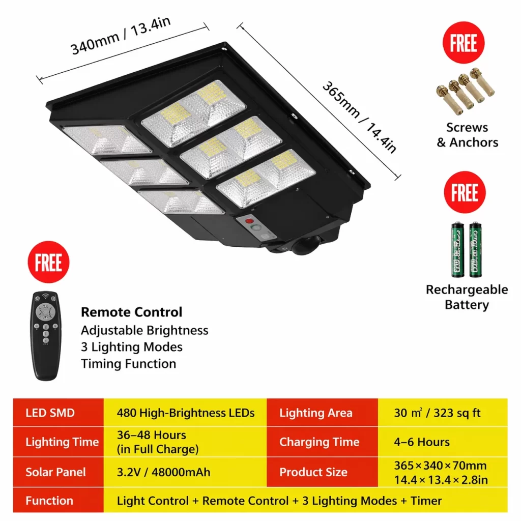 Solar integrated street light