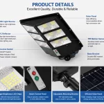 Solar integrated street light