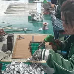 Jinbiao Lighting Factory is manufacturing LED T5 tubes.