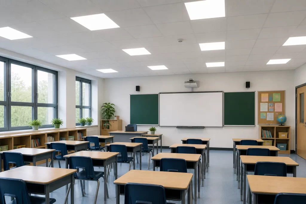 Panel Lights: Classroom Application Scenarios