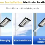 LED solar street lights manufactured by Jinbiao Lighting
