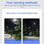 All-in-one solar street lights manufactured by Jinbiao Lighting