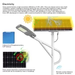 LED solar street lights manufactured by Jinbiao Lighting