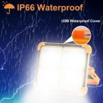 Solar Powered Portable LED Flood Light