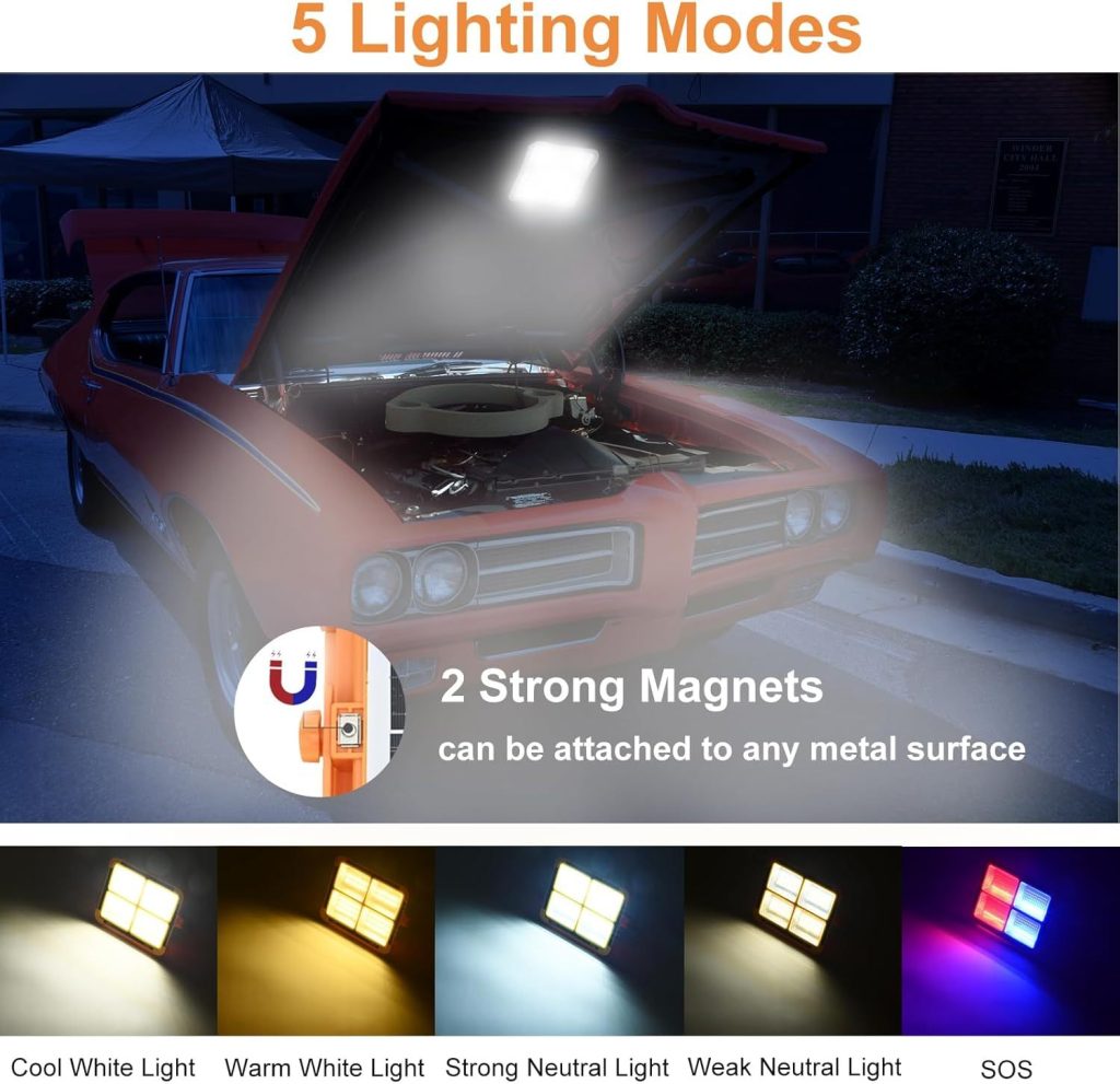 Solar Powered Portable LED Flood Light